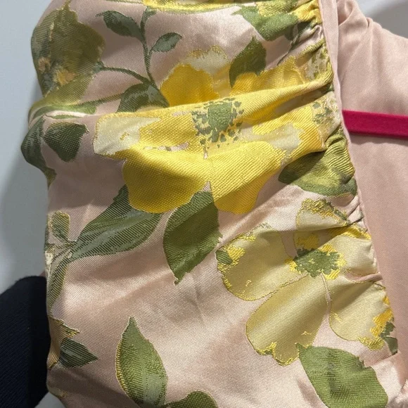 ASOS Chic Floral Mini Dress in Pink, Yellow and Green - Picture 4 of 8